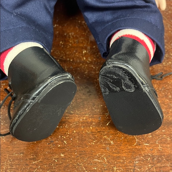 16” Raggedy Andy Porcelain Doll with sailboat - Picture 8 of 11